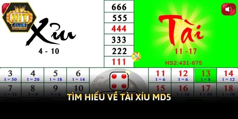 Tìm hiểu về tài xỉu Md5